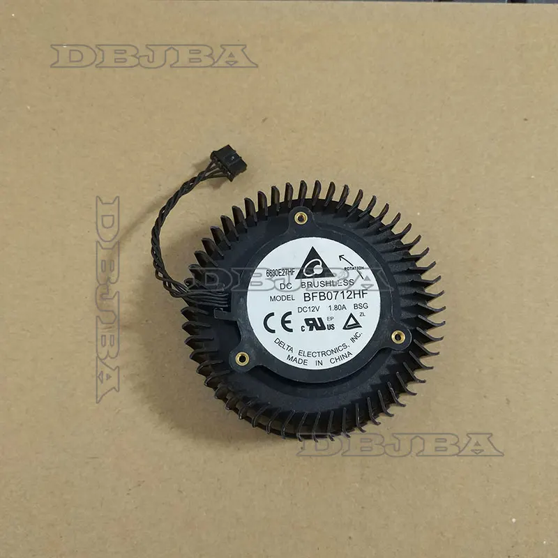 Вентилятор ЦП для графической карты DELTA BFB0712HF 12 В GTX660 GTX660TI GTX670 GTX680
