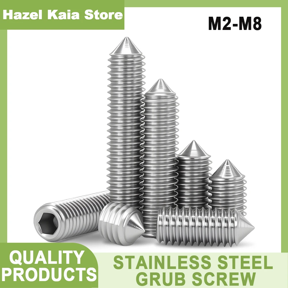 

Винты установочные DIN914 нержавеющая сталь