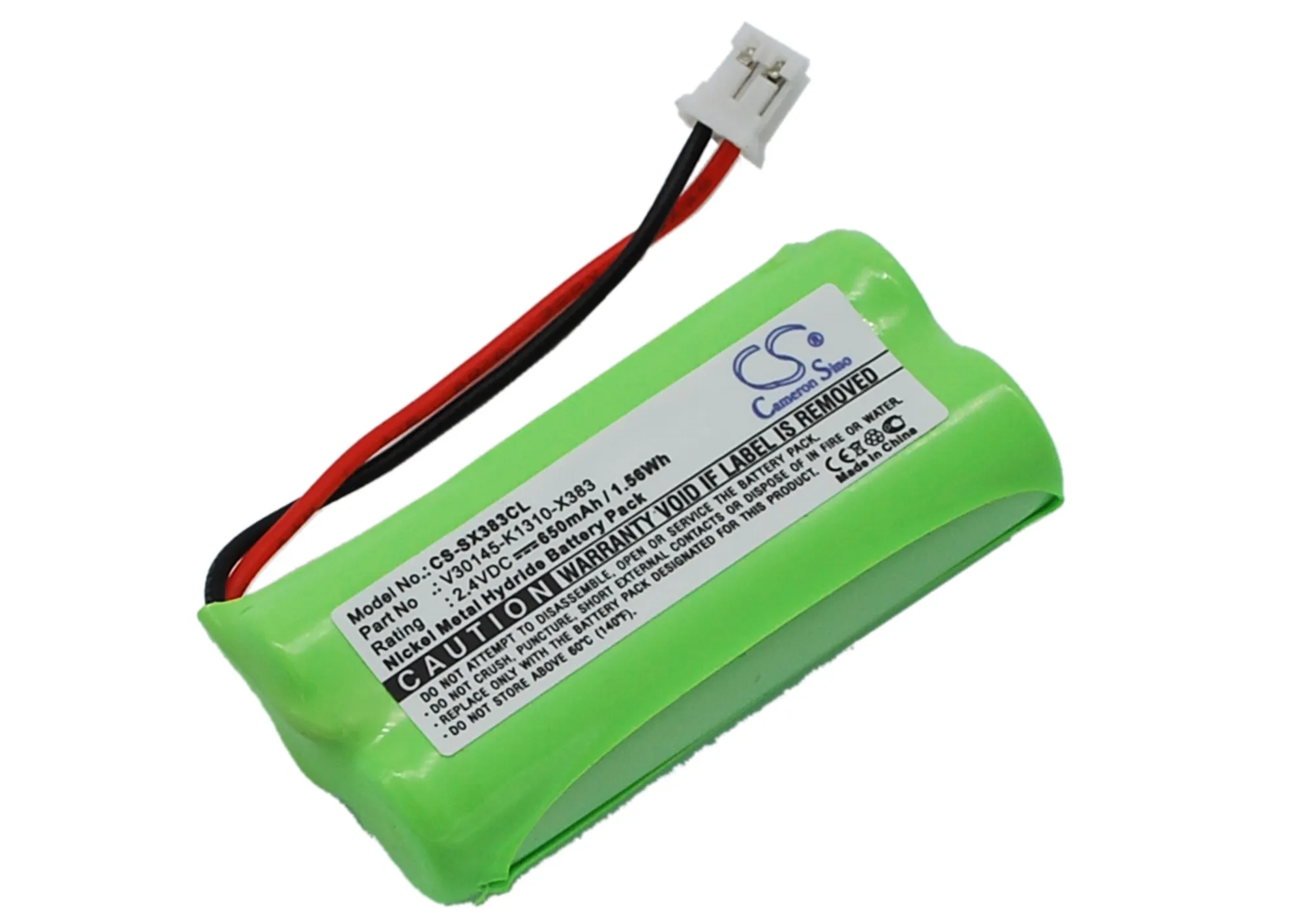 

CS 650mAh / 1.56Wh battery for GP 55AAAHR28MX, T382