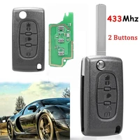 portable auto parts accessories 433mhz durable remote key fob keyless remote car key 3 buttons
