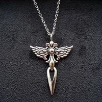 angel wings vintage necklace for women girls fashion party jewelry accessories silver color choker angel woman jewelry gift 2022
