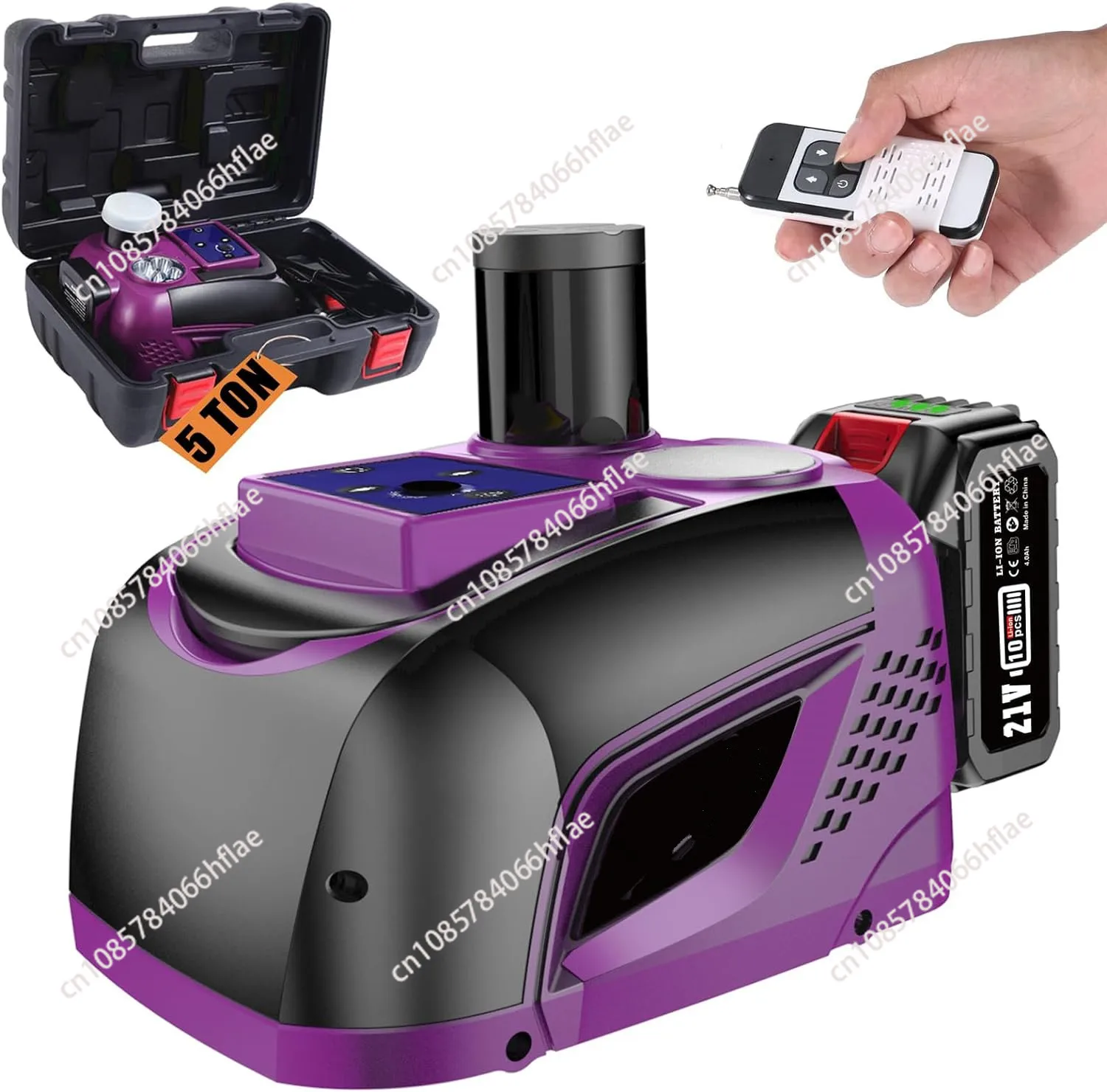 

Домкрат для электромобиля, 5 тонн, обновленный аккумулятор 21 В, 4,0 Ач и автомобильный внедорожник, замена шин, ремонт гаража, электрический гидравлический домкрат