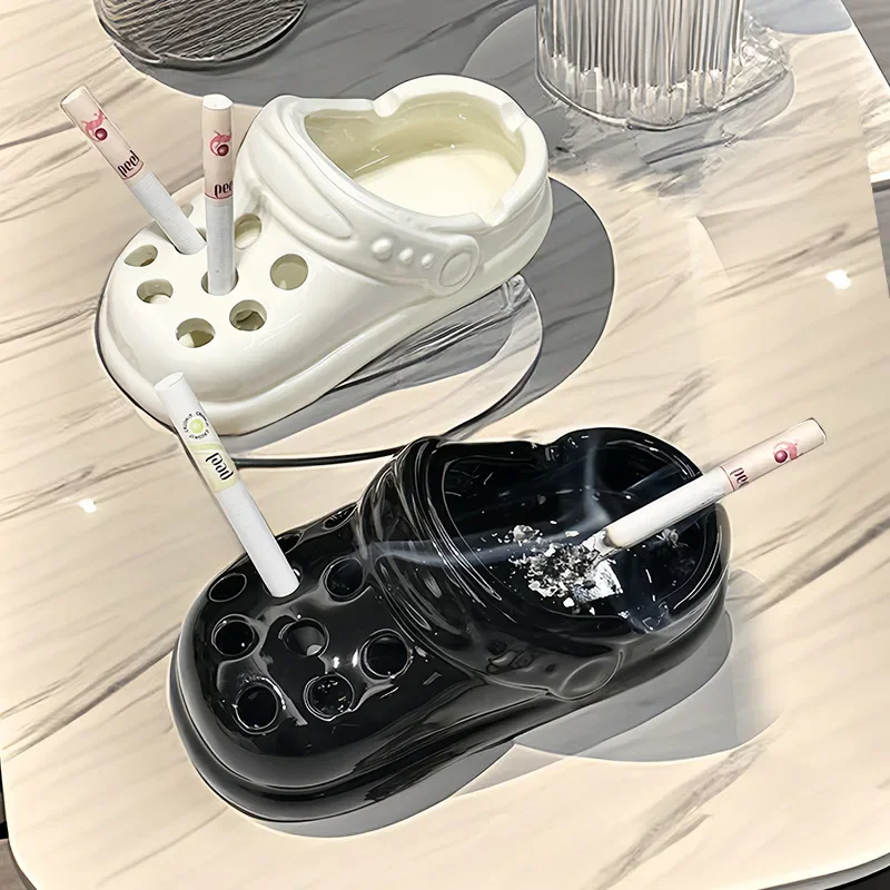 Пепельница керамическая милая пепельница с отверстием в стене украшение салона