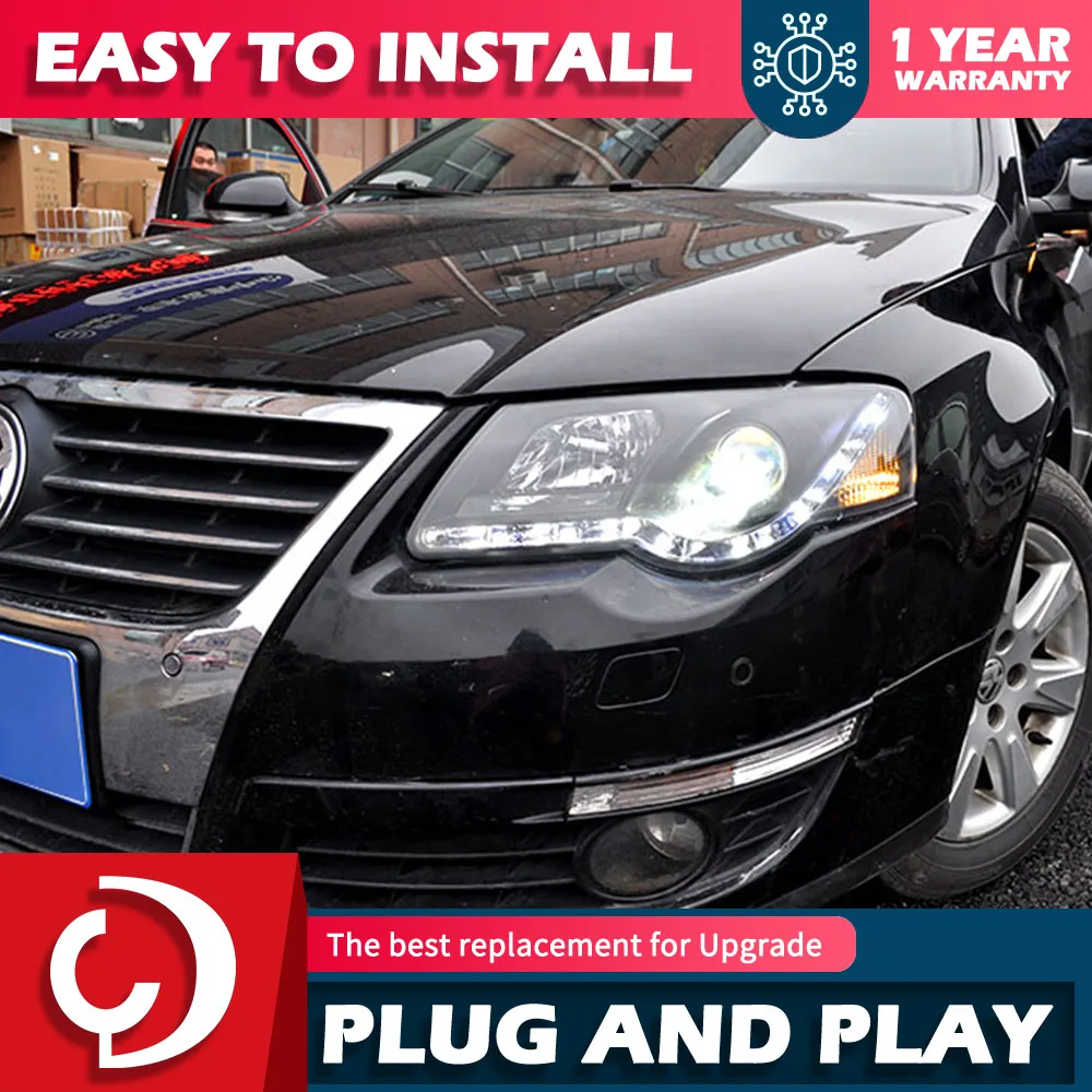 Налобный фонарь AKD для стайлинга автомобиля VW Passat B6 2013-2019 светодиодный налобный