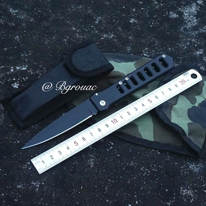 

205mm(8.07'') Steel Ball Knife Folding Pocket Knife Survival Tactical Camping Hunting Knives Outdoor Combat Multi EDC Tools