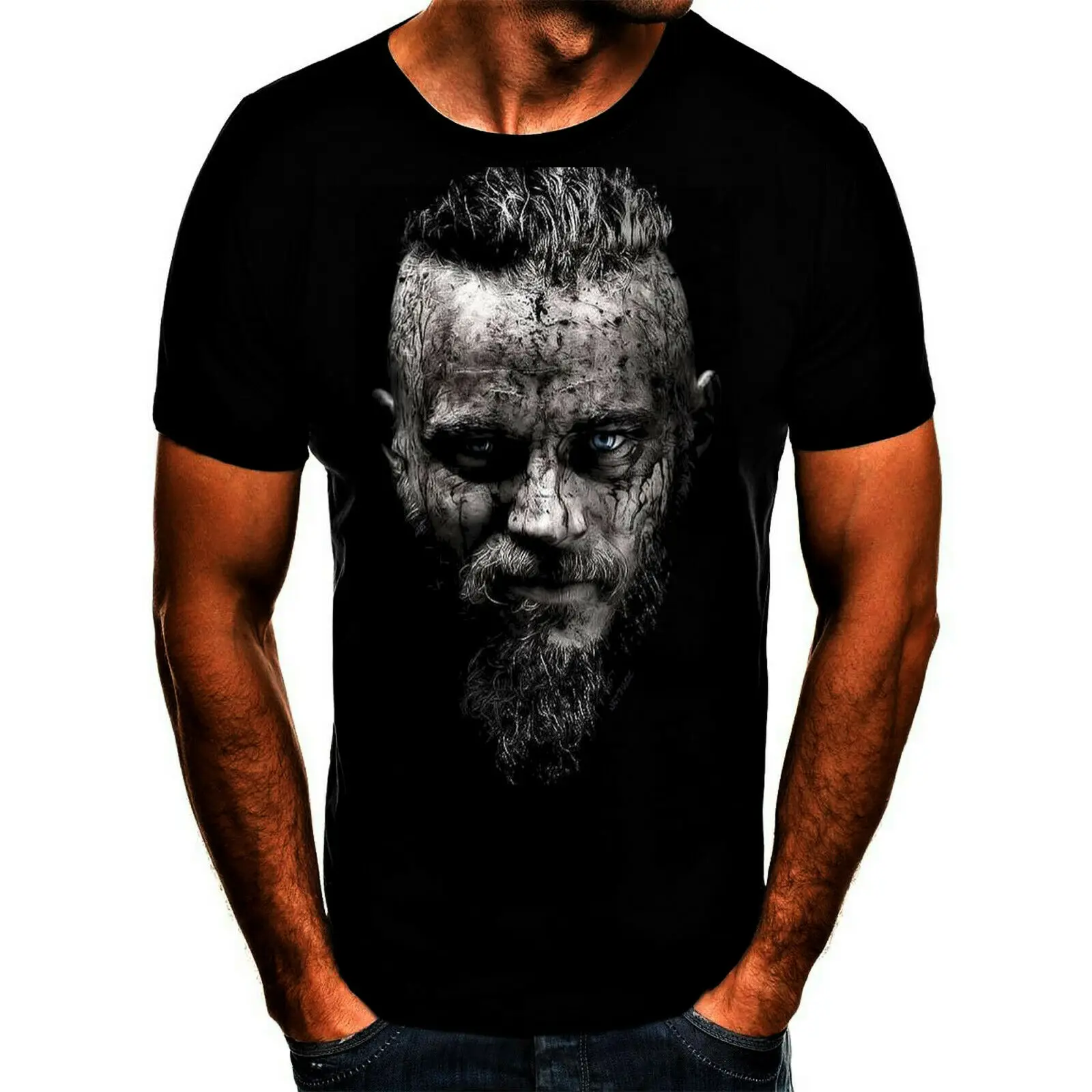 

Valhalla Odin Ragnar Vikings. Classic Viking Movie Tshirt. High-quality Cotton Short Sleeve O-Neck Mens T Shirt New S-3XL
