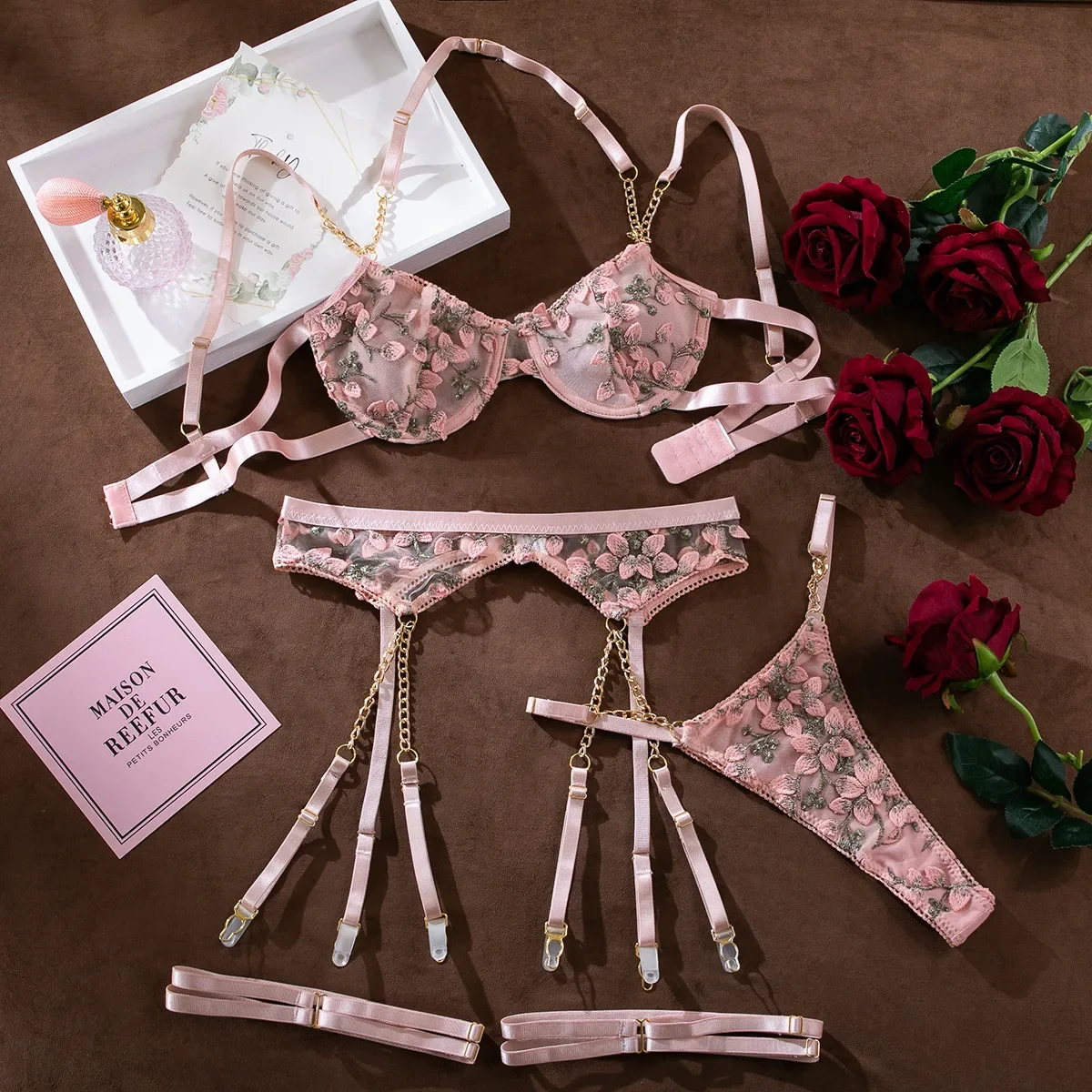 Сексуальное нижнее белье Chians нарядное женское чувственное кружевное женская