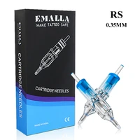 emalla tattoo cartridge needles 20pcs 0 35mm with membrane for tattoo machine pen eyebrow permanent makeup needles tattoo