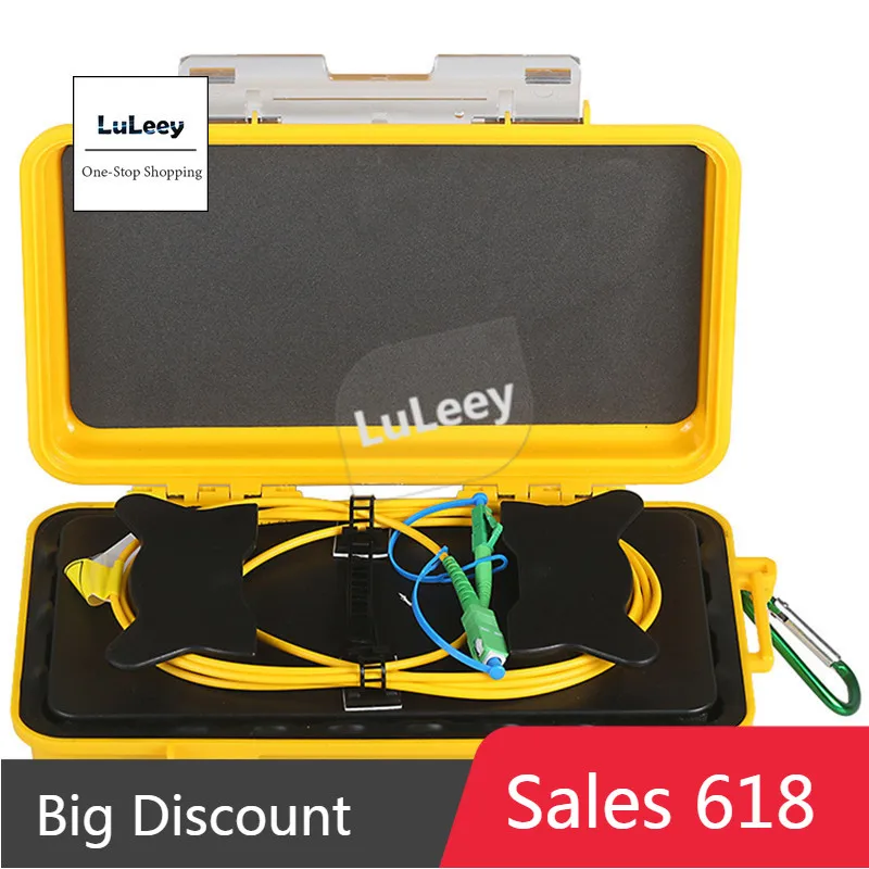 

SC APC 2000m Одномодовый 2km LC APC OTDR испытательный кабель удлинитель волоконный Перемычка коробка