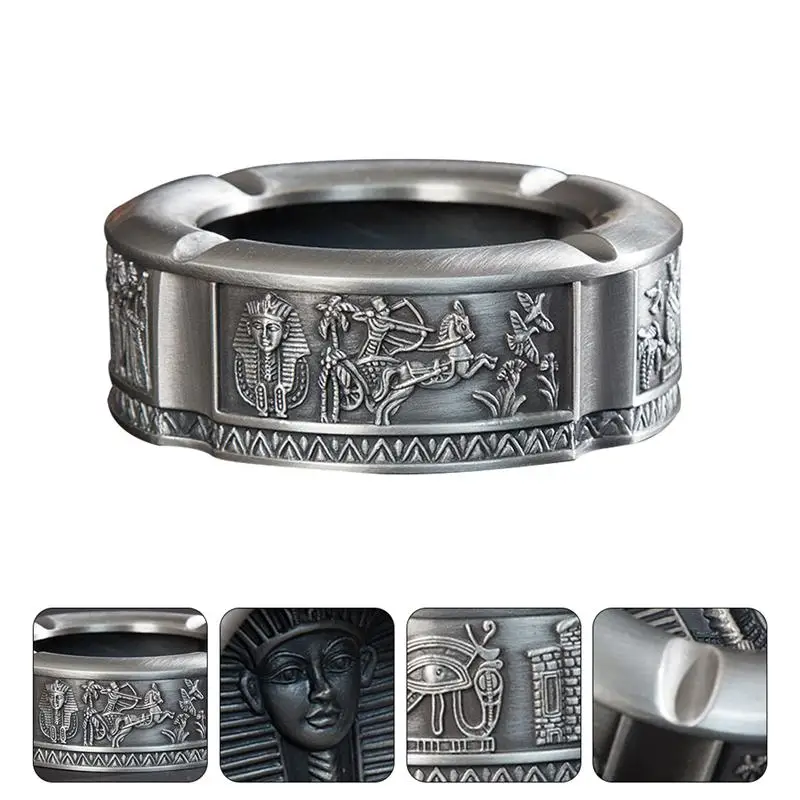 

1pc Retro Exquisite Astray Cigarette Ash Container Smoking Ash Tray