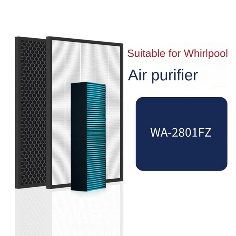 

Hepa Filter Replacement Accessories Kit For Whirlpool WA-2801FZ Air Purifier Humidifier HEPA Filter And Activated Carbon Filter
