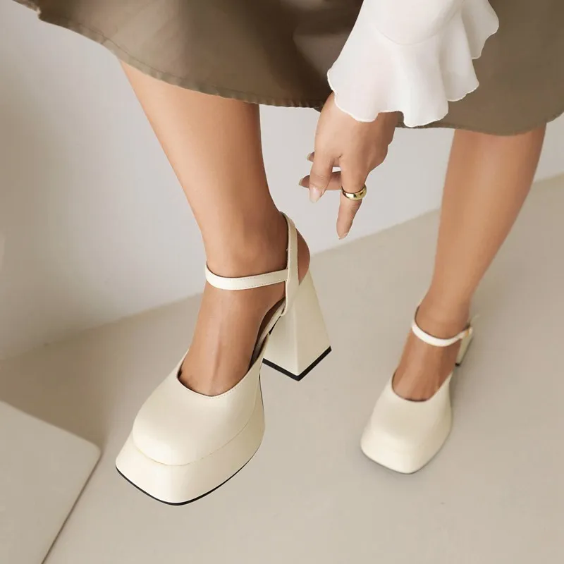 ASILETO Design Женские туфли-лодочки с круглым носком на высоком каблуке 10 5 см