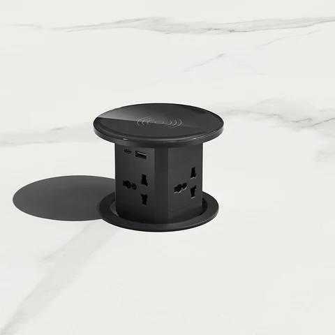 Herepow автоматическая выдвижная розетка с USB Type-C