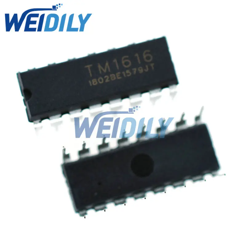 

5 шт. новый чип TM1616 DIP-16 IC tm1616 Новый