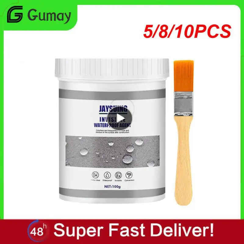 

10PCS 100ml Jaysuing Waterproof Sealant Roof Roof Leaking Agent Sealing Waterproofing Agent Paint Repair Walls Roofs Surfaces
