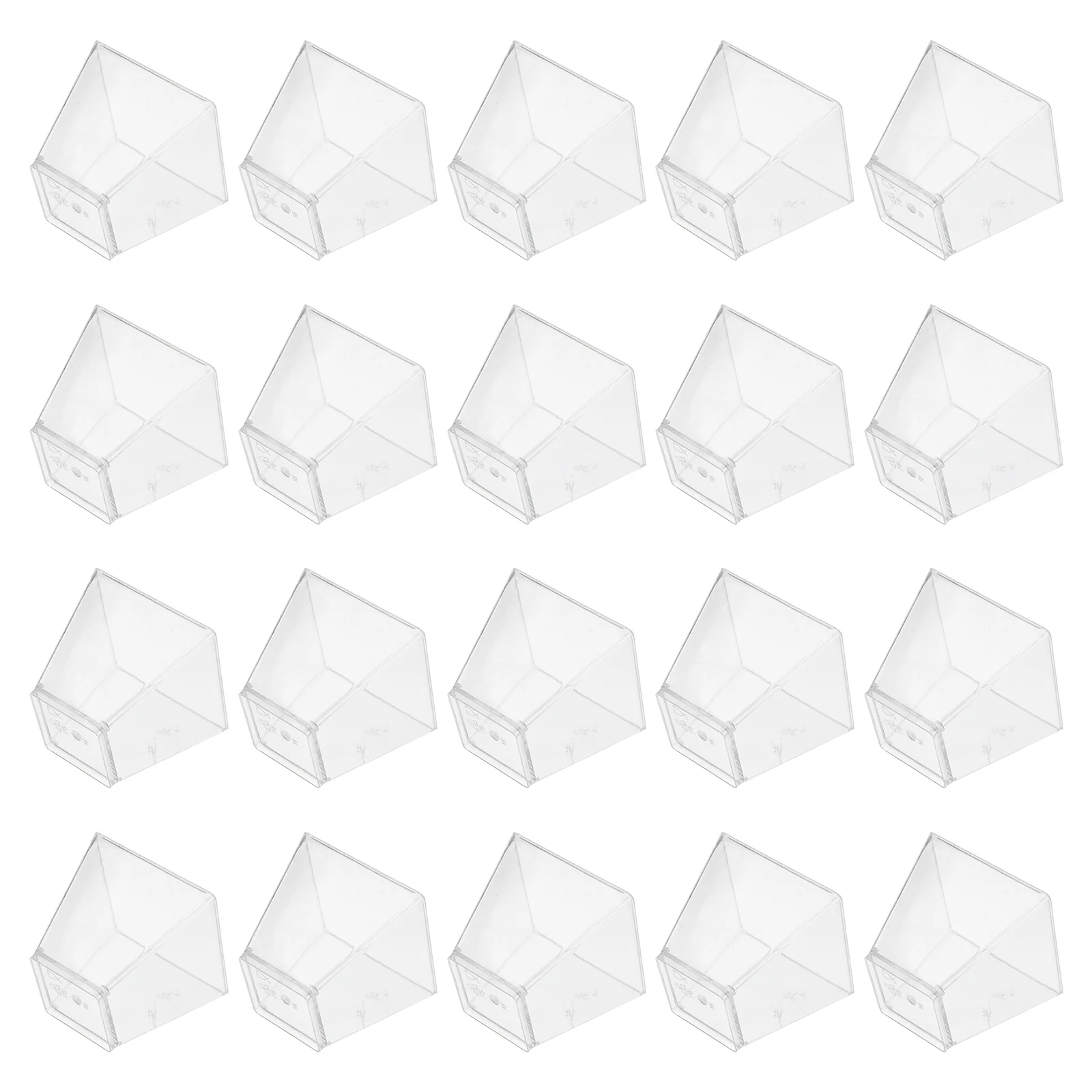 

100PCS Parfait Cups with Lids Creme Cups Transparent Dessert Cups Portion Cup CLear Sundae Cups Dessert Cup