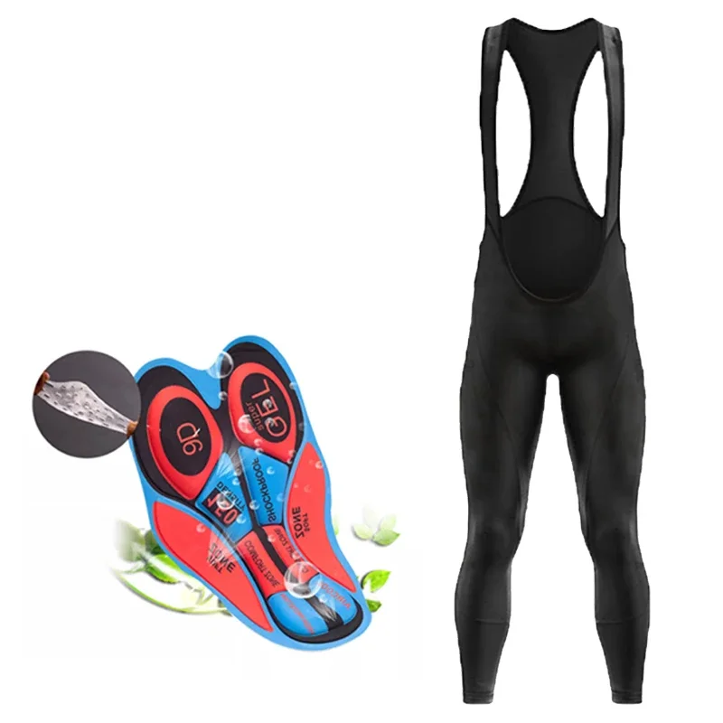 Черные велосипедные брюки MTB летние гелевые брюки-комбинезон дышащие мужские