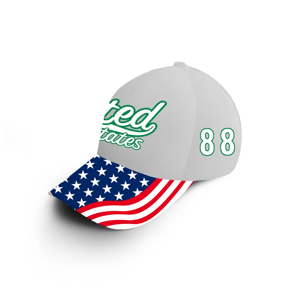 Американская бейсболка с индивидуальным именем и номером логотипа Team Queta