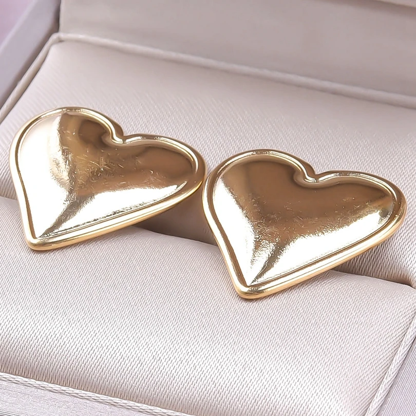 6 шт./партия женские серьги-гвоздики из нержавеющей стали