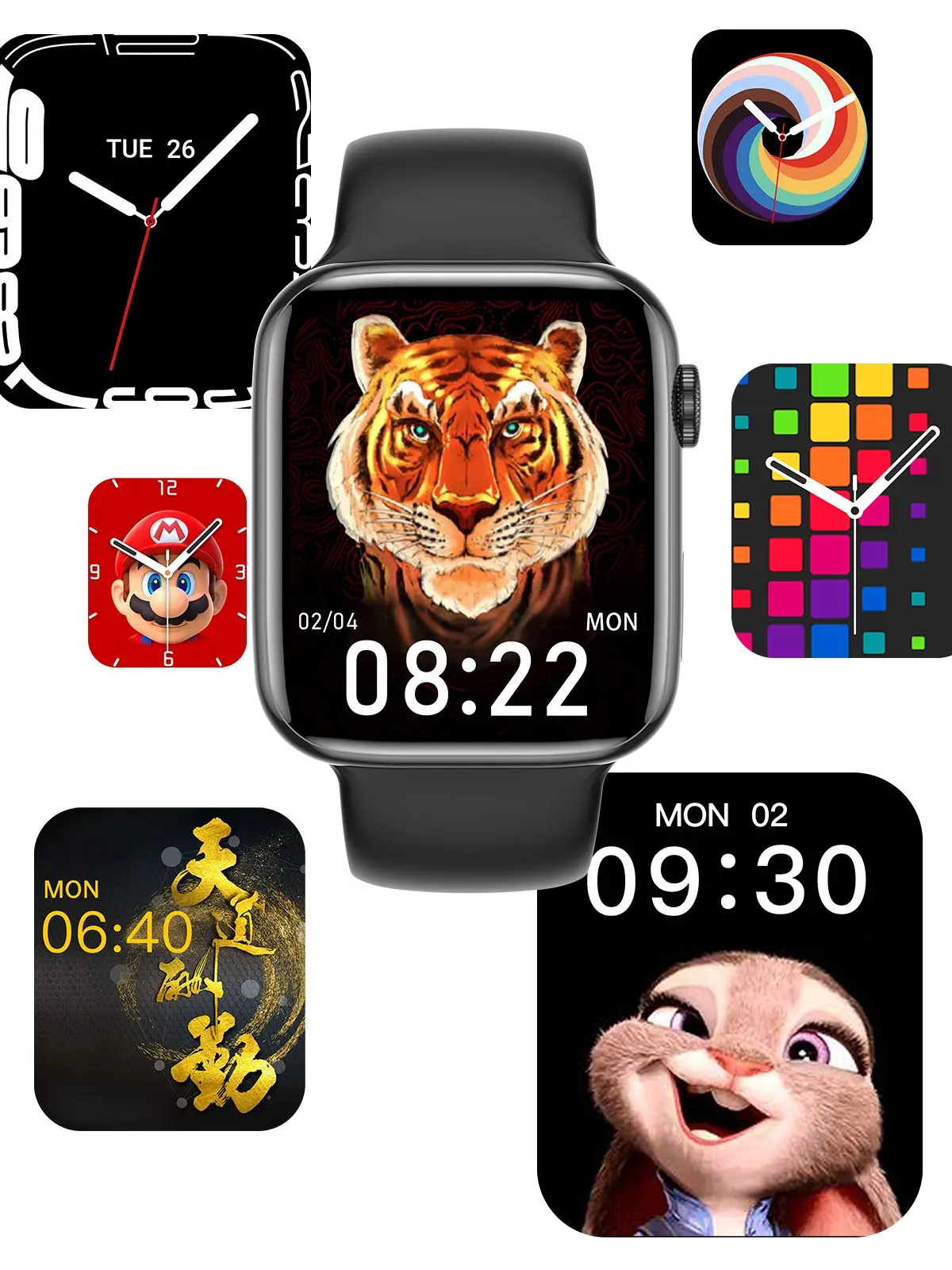 

New GD8 Max Smart Watch Series 8 Bluetooth Call Full Touchscreen Smartwatch IP67 Waterproof Watchs For Apple Android