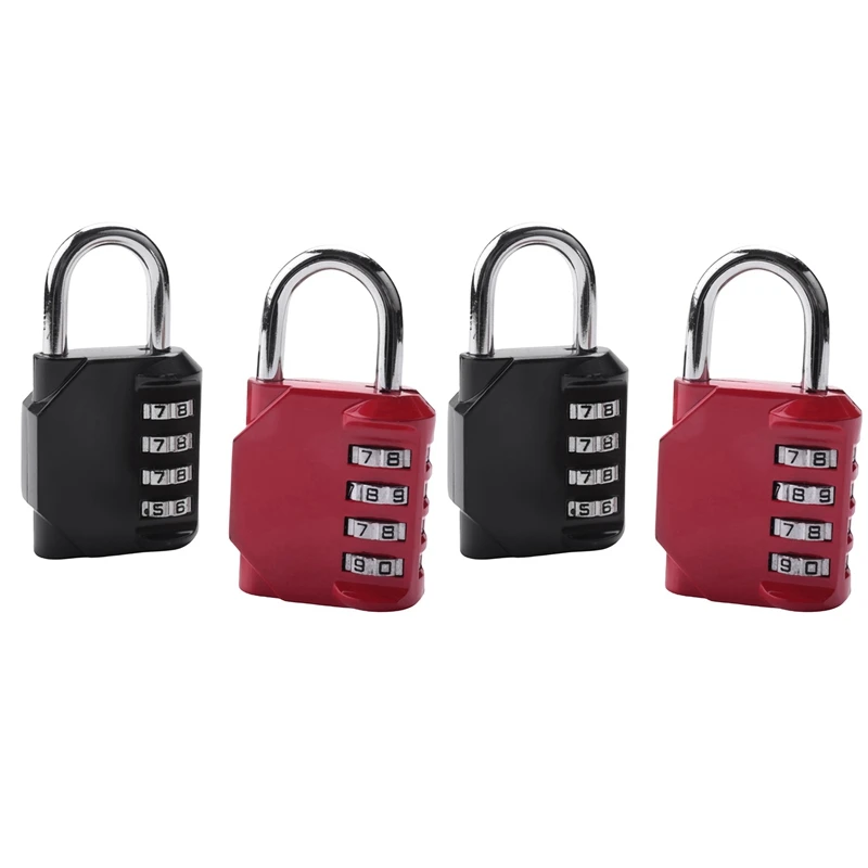 

4 шт./упаковка, 4-значные замки для тренажерного зала