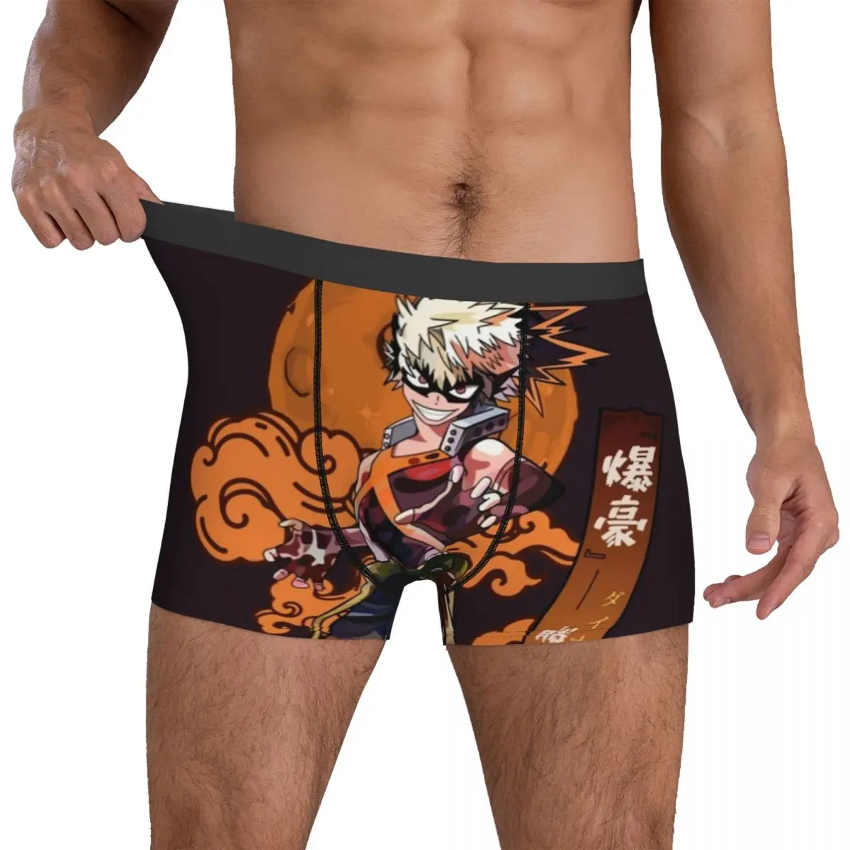 

My Hero Academia Underwear Dynamight Print Printing Boxershorts Trenky Males Panties Comfortable Boxer Brief Birthday Present