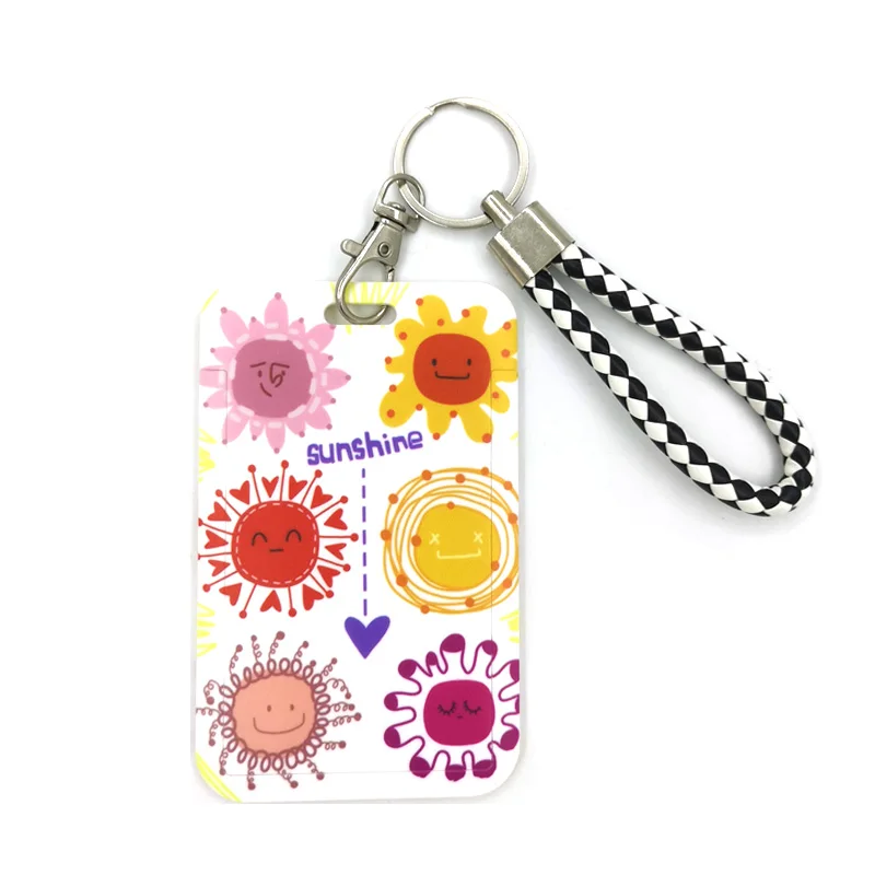 

Sunshine Meme Art Cartoon Anime Fashion Lanyards Bus ID Name Work Card Holder Accessories Decorations Kids Gifts