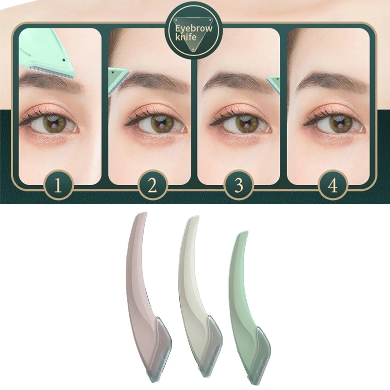 

3Pcs Eyebrow Trimmer Face Razor Hair Shaver Eye Brow Cutter Makeup Tools