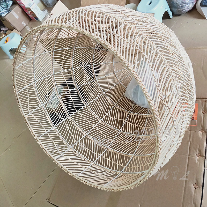 Купить Подвесные светильники из ротанга, креативный подвесной светильник в стиле арт-деко, подвесные светильники в китайском стиле, домашний деко...