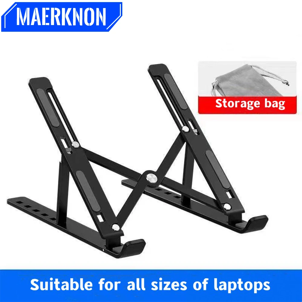 

Foldable Laptop Stand Aluminum Notebook Support Computer Bracket Macbook Air Pro Holder Accessories Portable Lap Top Base For Pc