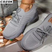 2022 sell well fashion sneakers lace up platform women shoes summer plus size flat mesh shoes vulcanize shoes man zapatos mujer