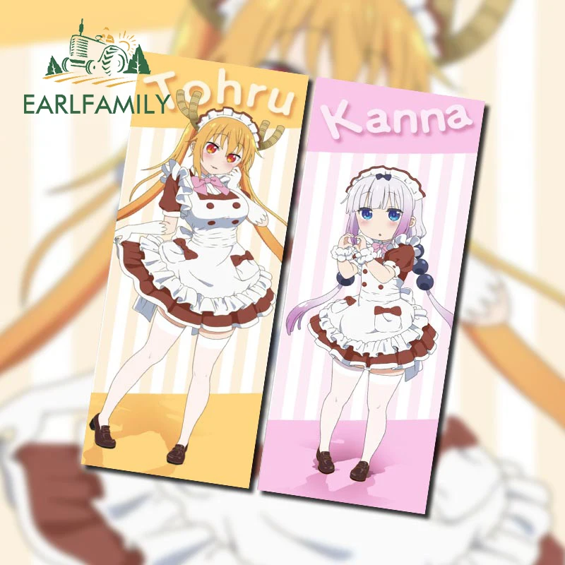 

EARLFAMILY 13 см для Tohru Kanna, автомобильные наклейки Slap, жилой дом, граффити, виниловые холодильники, мотоциклетный RV JDM