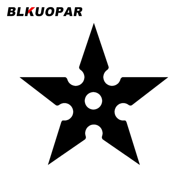 

BLKUOPAR ниндзя шурикен мертс СКРЫТОЕ ОРУЖИЕ силуэт Автомобильная наклейка графика личность переводка багажник ветрозащитный экран автомобил...