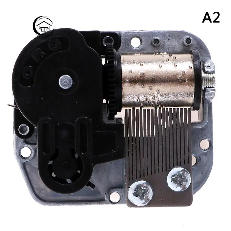 

Механическая музыкальная шкатулка Sankyo серебристого цвета