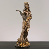 sculpture figures resin blinded greek wealth goddess fortuna plouto lucky fortune sculpture home decor office gift