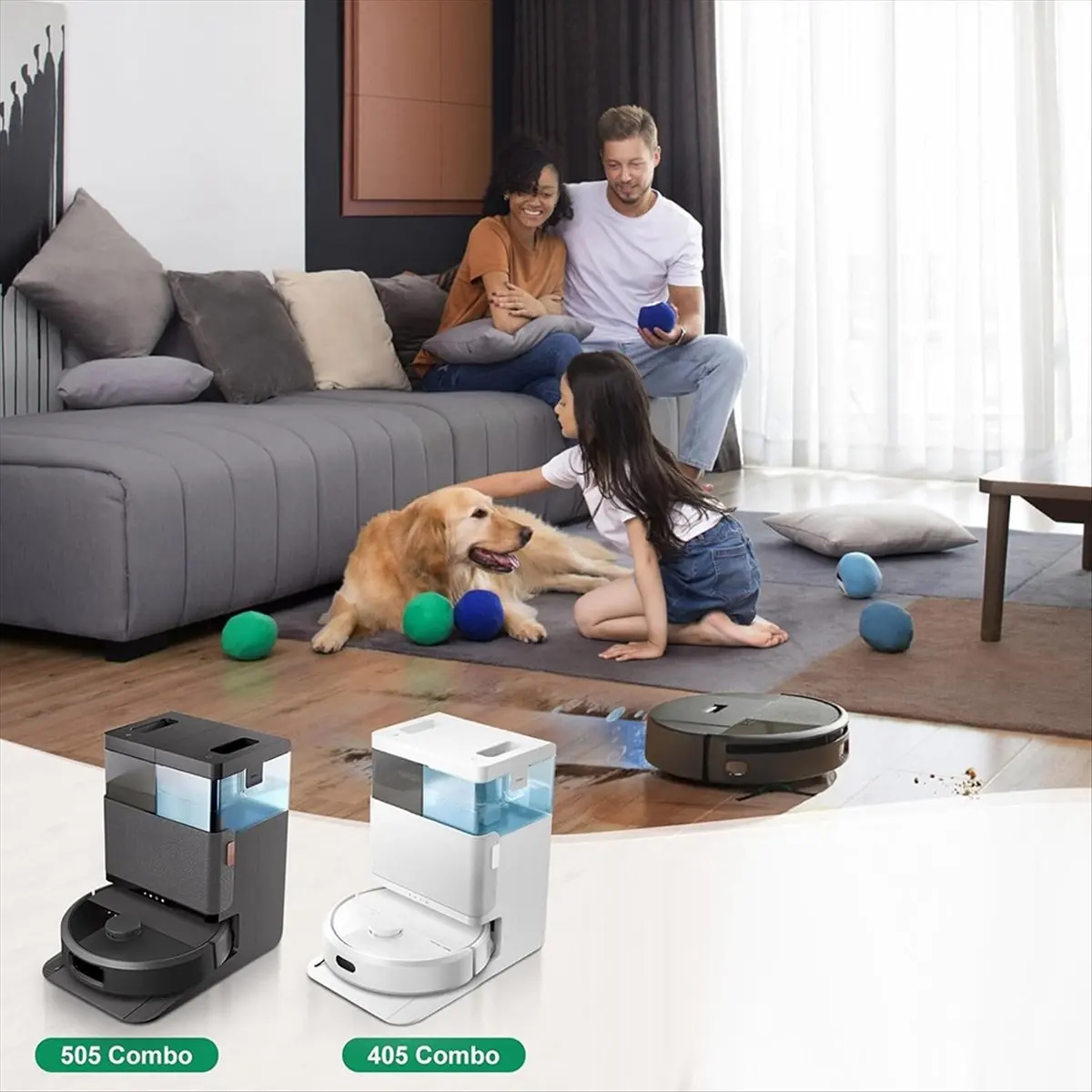 Фото Набор аксессуаров A03V из 22 предметов для робота-пылесоса iRobot Roomba Plus 505/405: основная и боковые щетки, насадки для вла №5