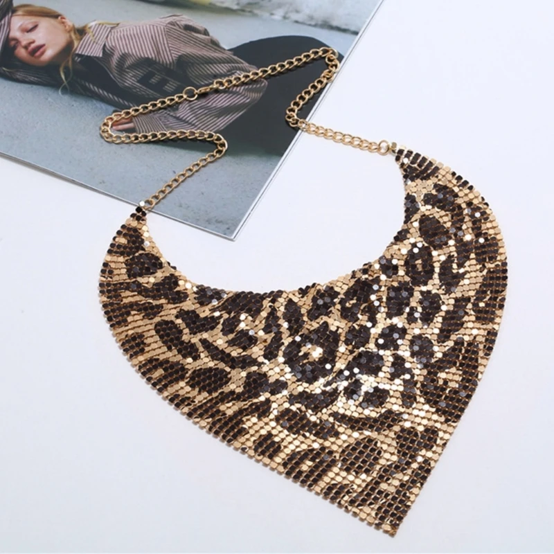 Женский треугольный воротник с блестками для выпускного вечера церковного