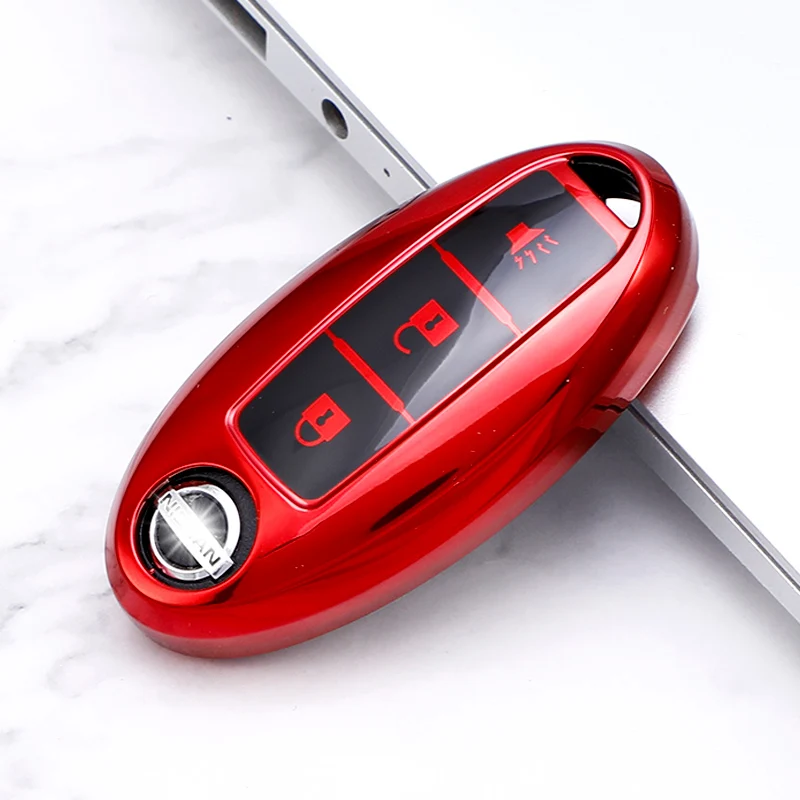 

Автомобиль 3 Кнопка чехол для ключа оболочка для Nissan Qashqai X-Trail T31 T32 Juke J10 J11 Kicks Tiida Pathfinder Note для Infiniti