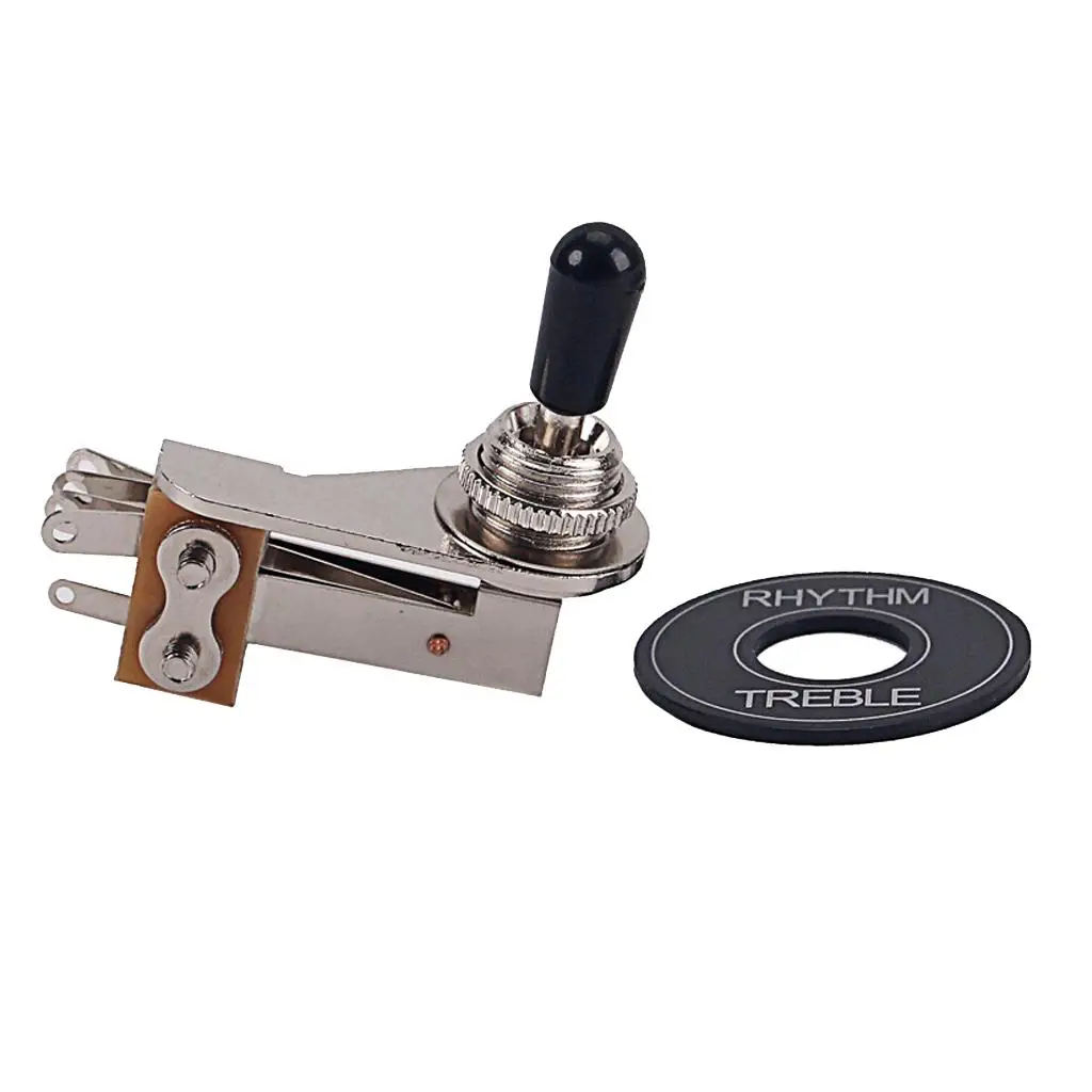 

1 Set Electric Guitar Pickup Selector Toggle +Rhythm Washer