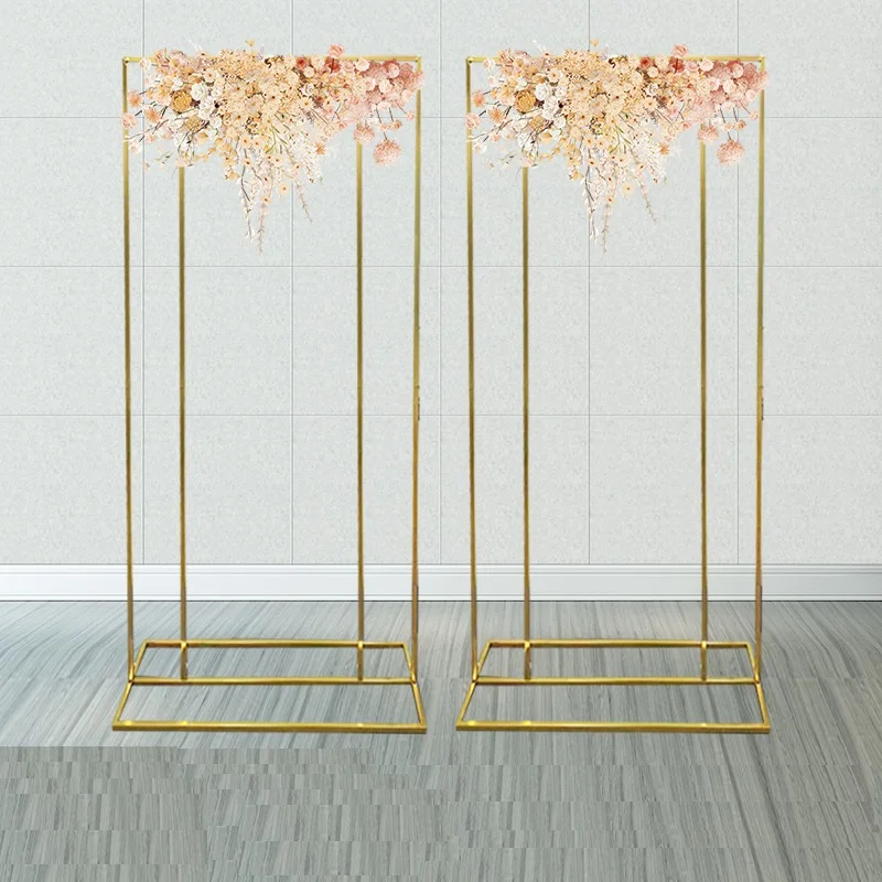 Свадебное украшение сцены блестящая плакировка Арка открытый цветок дисплей