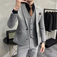 blazers pants vest fashion mens casual boutique business wedding groomsmen suit jacket coat trousers waistcoat