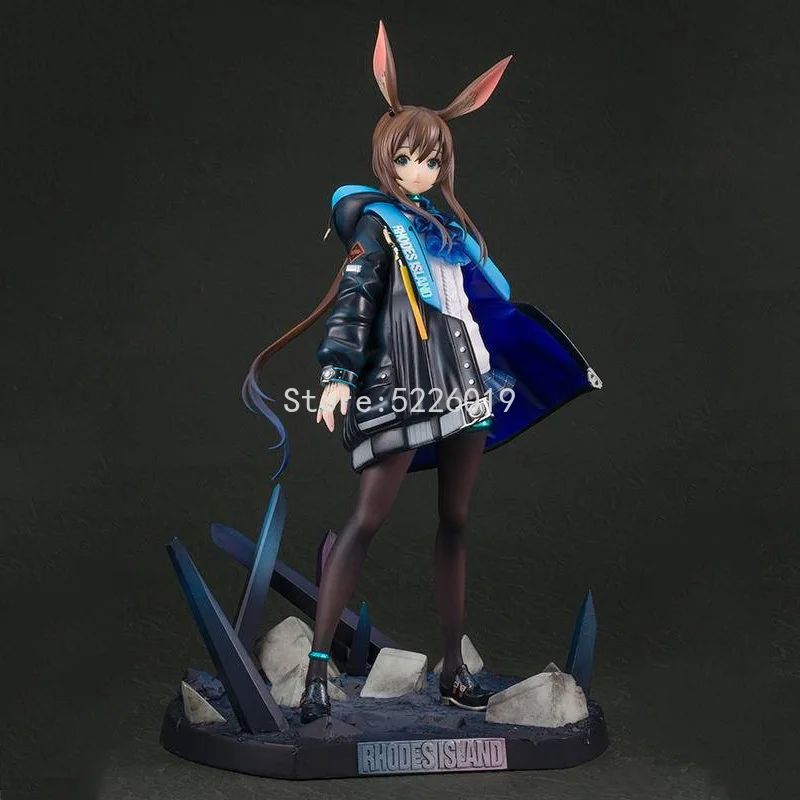 

25cm Arknights Amiya Anime Figure Amiya Rabbit Ears Action Figure Arknights Amiya Bunny Girl Anime Game Figurine Model Doll Gift