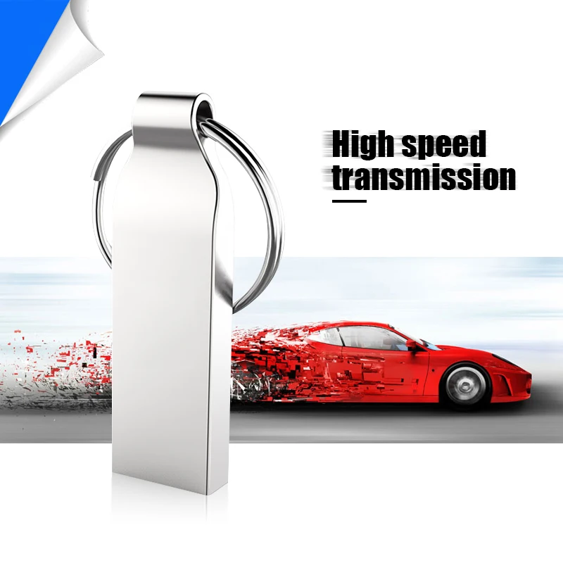 

USB 2,0 Водонепроницаемый металлический USB флеш-накопитель 32 Гб 64 Гб 128 ГБ