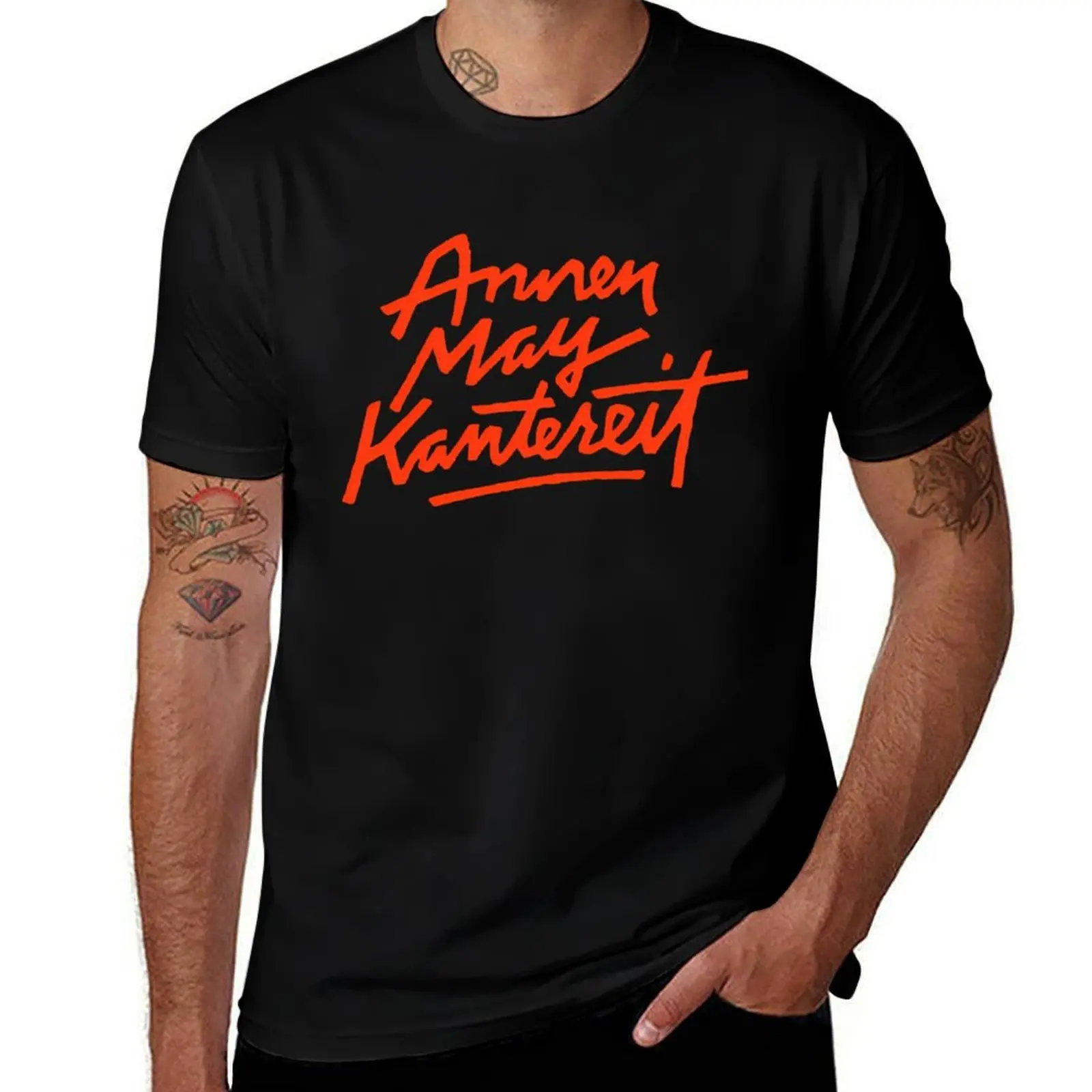 Фото Футболка ANNENMAYKANTEREIT BAND, базовая однотонная футболка для повседневного использования №1