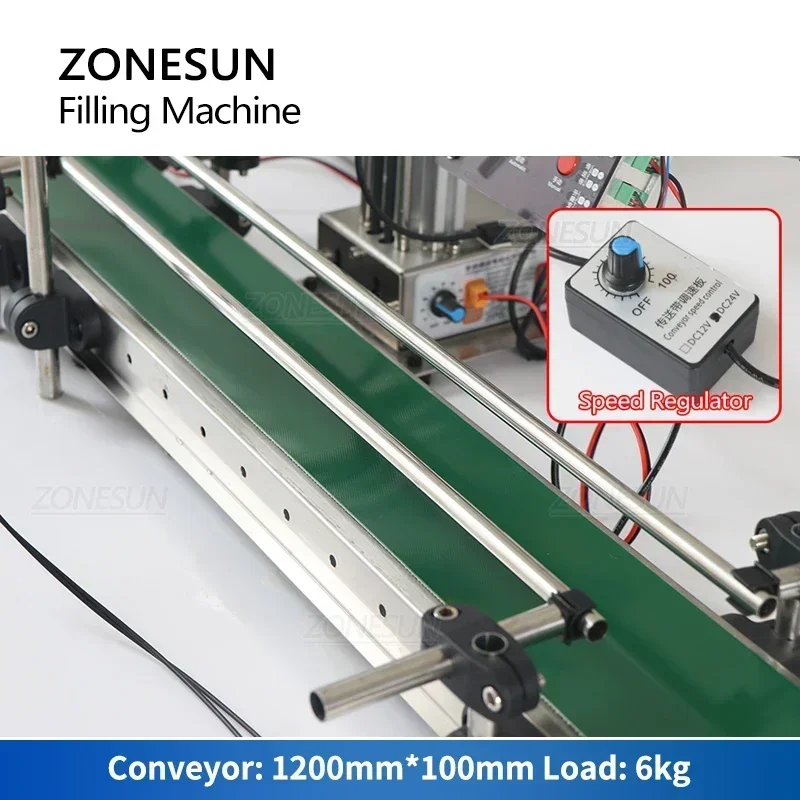 Фото ZONESUN ZS-DTMP1D линия машины для розлива жидкостей, небольшой автоматический магнитный насос, одна насадка для дайвинга, бутылка для косметики для напитков №2
