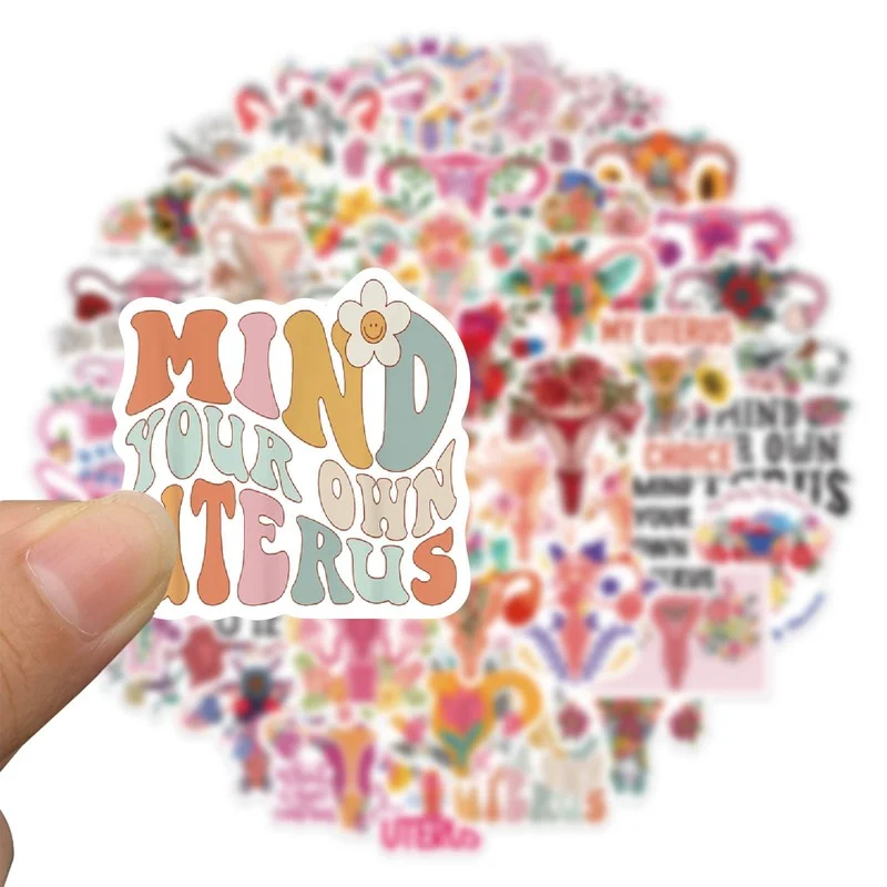 Стикеры с мотивами феминизма и цитатами дорожные граффити для девушек женщин