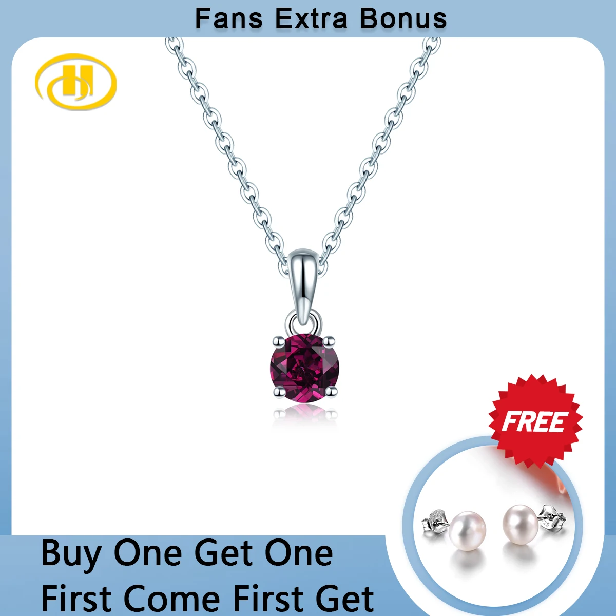 Hutang Natural Rhodolite Garnet Pendant Round 5mm Available Genuine Gemstone Fine Jewelry Solid 925 Sterling Silver Necklace