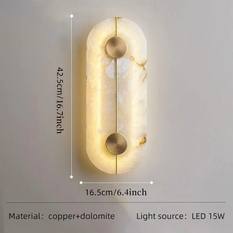 

Настенный светильник LED Gold Copper мрамор