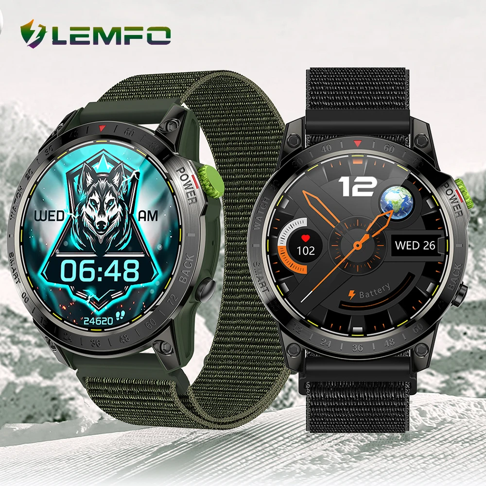 

Смарт-часы LEMFO DV08 мужские, экран 2023 дюйма, водостойкость 30 м