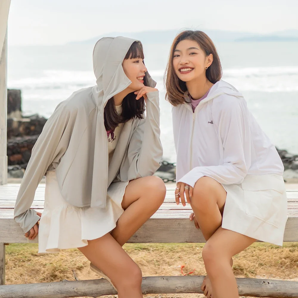 Солнцезащитный плащ OhSunny с защитой от УФ-излучения однотонный дышащий